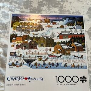 Buffalo Games Charles Wysocki Hickory Haven Canal Puzzle New in Box NIB